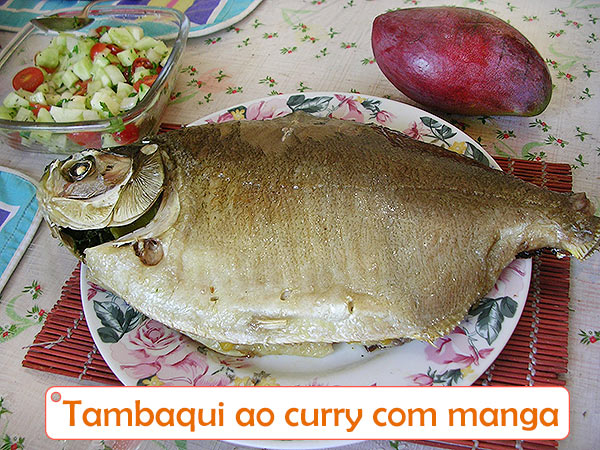 Tambaqui ao curry com manga